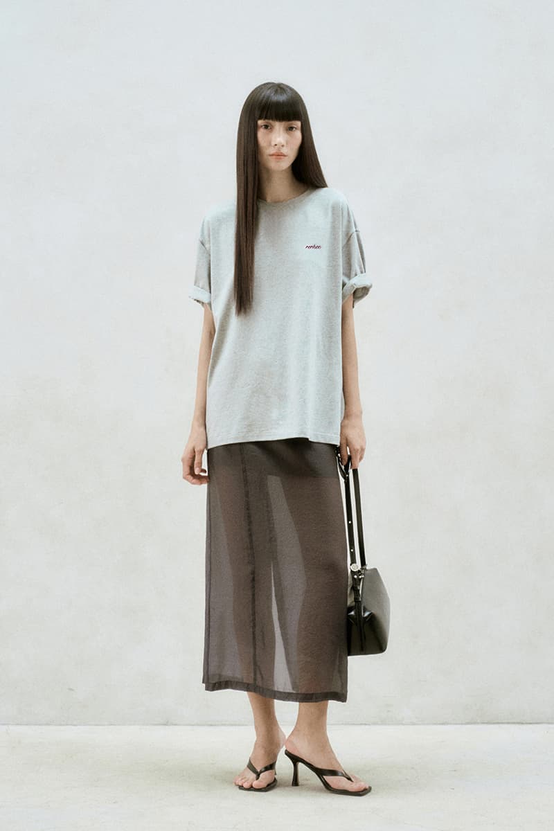 Logo Back Oversized T-Shirt Gray — vue 5