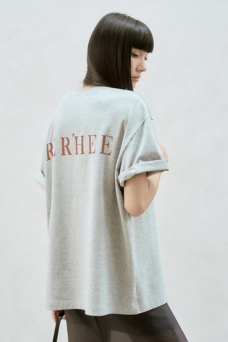 Logo Back Oversized T-Shirt Gray — vue 6
