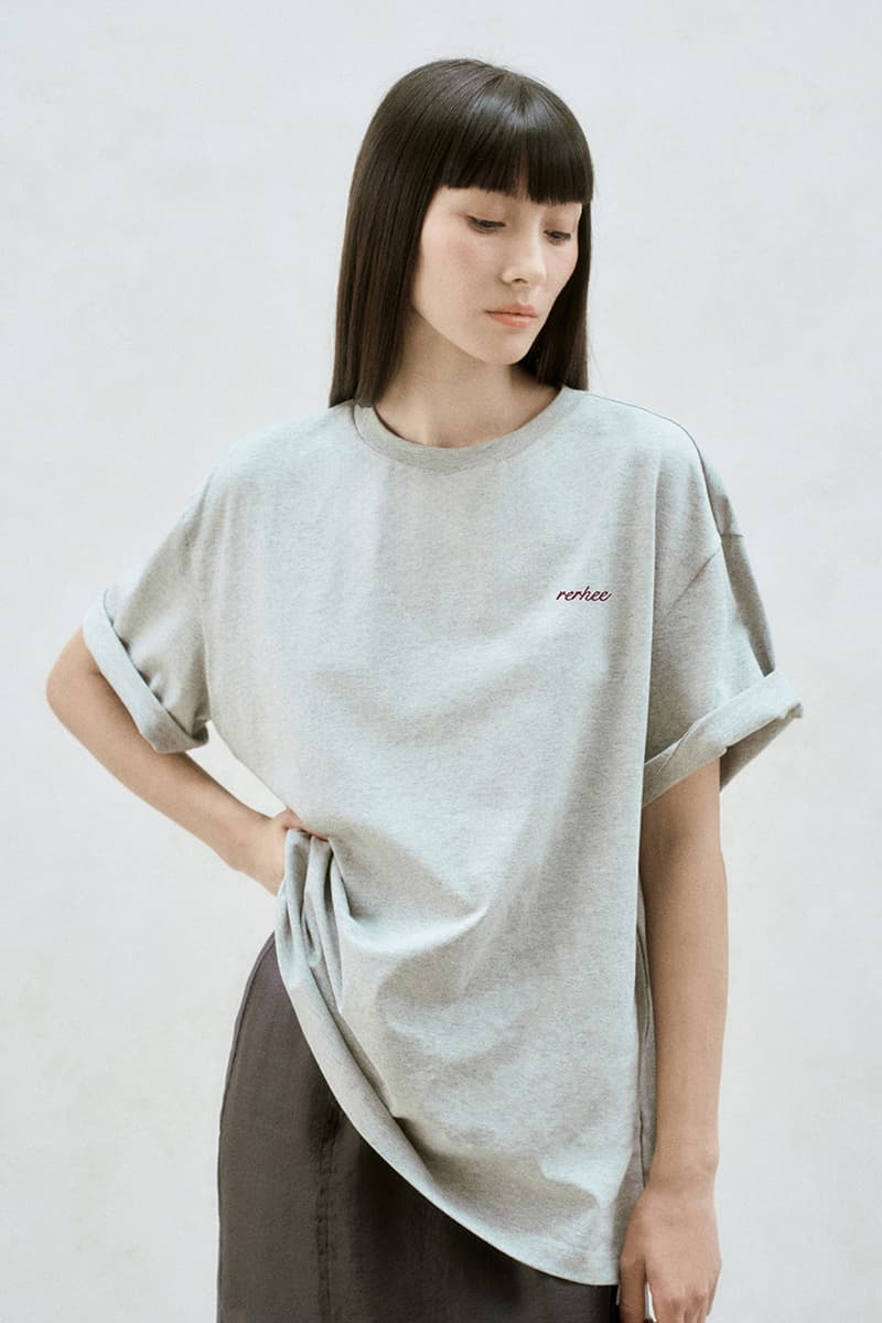 Logo Back Oversized T-Shirt Gray