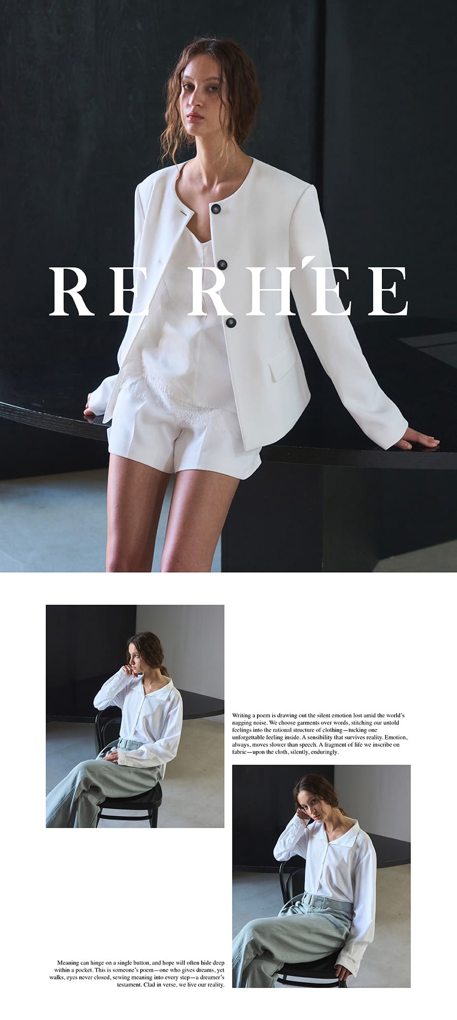 Ruffle Detail Shirt Blouse Charcoal — vue 6
