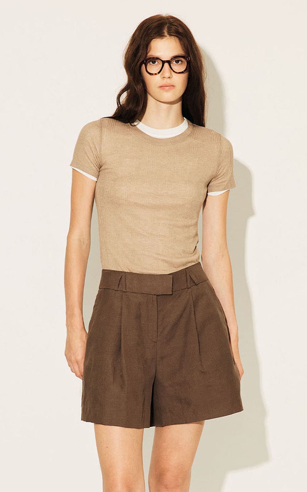 Zoie Shorts (Chocolate) — vue 4