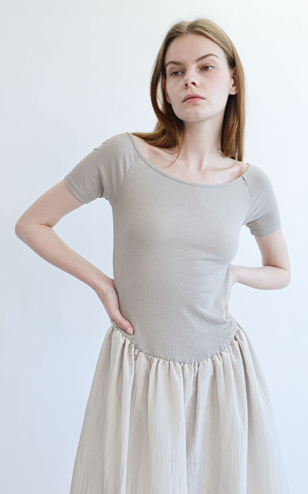 Oralie Dress (Mocha Beige) — vue 4