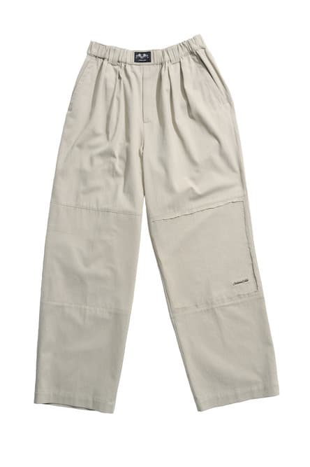 Metal logo Long pants (Light Grey)