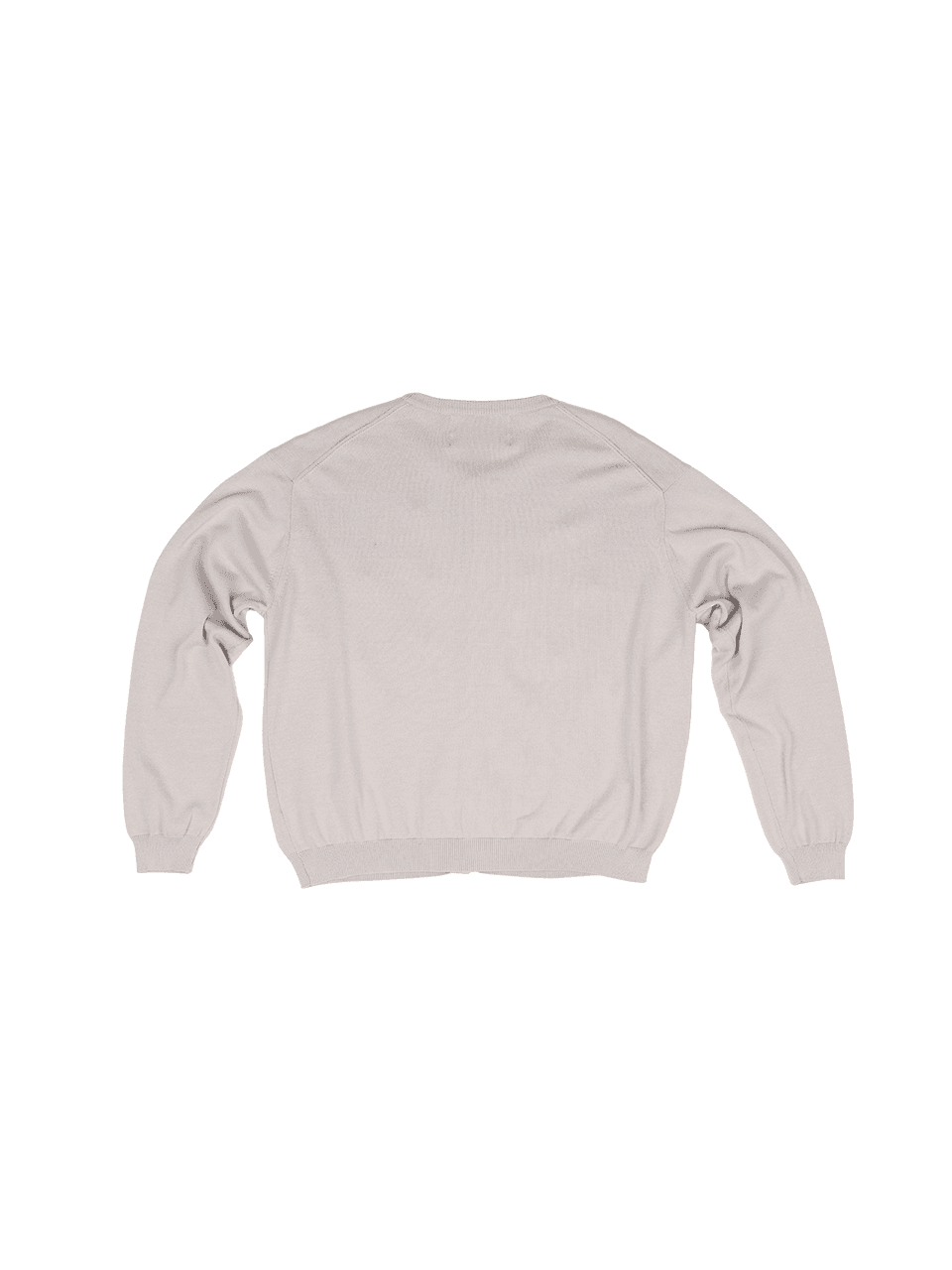 Hangeul Badge Cardigan (Light Grey) — vue 4
