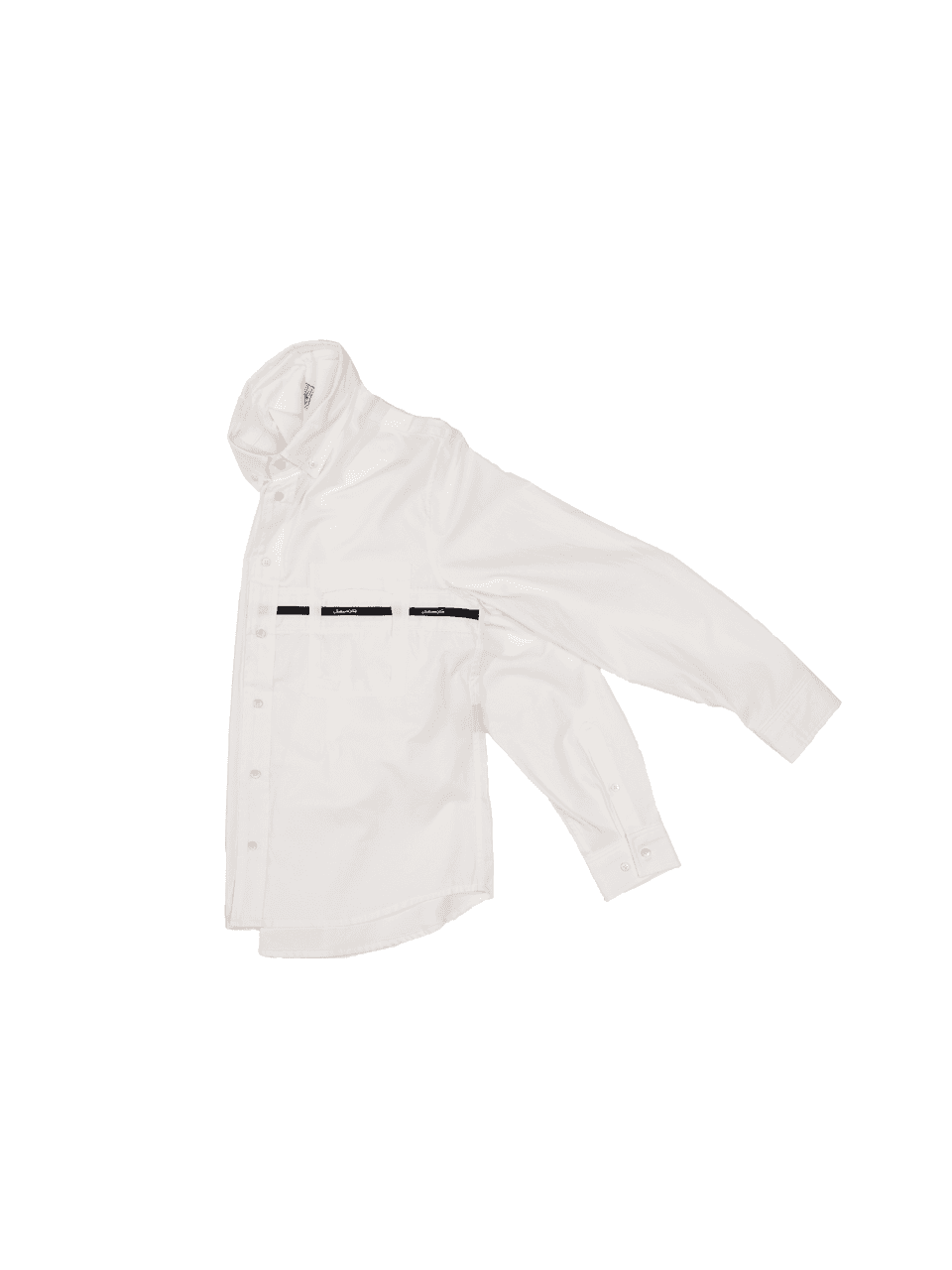 Cotton Tapped Shirt (Off-White) — vue 3