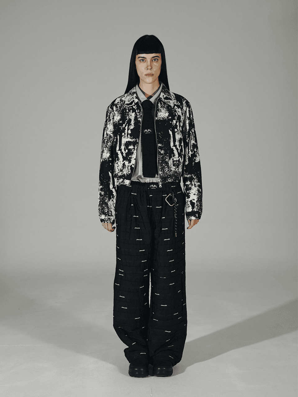 SW Signature Logo Tapped Pants (Black) — vue 2