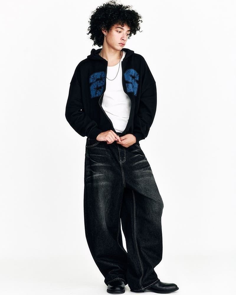 22 Hoodie Zip Up Black — vue 10