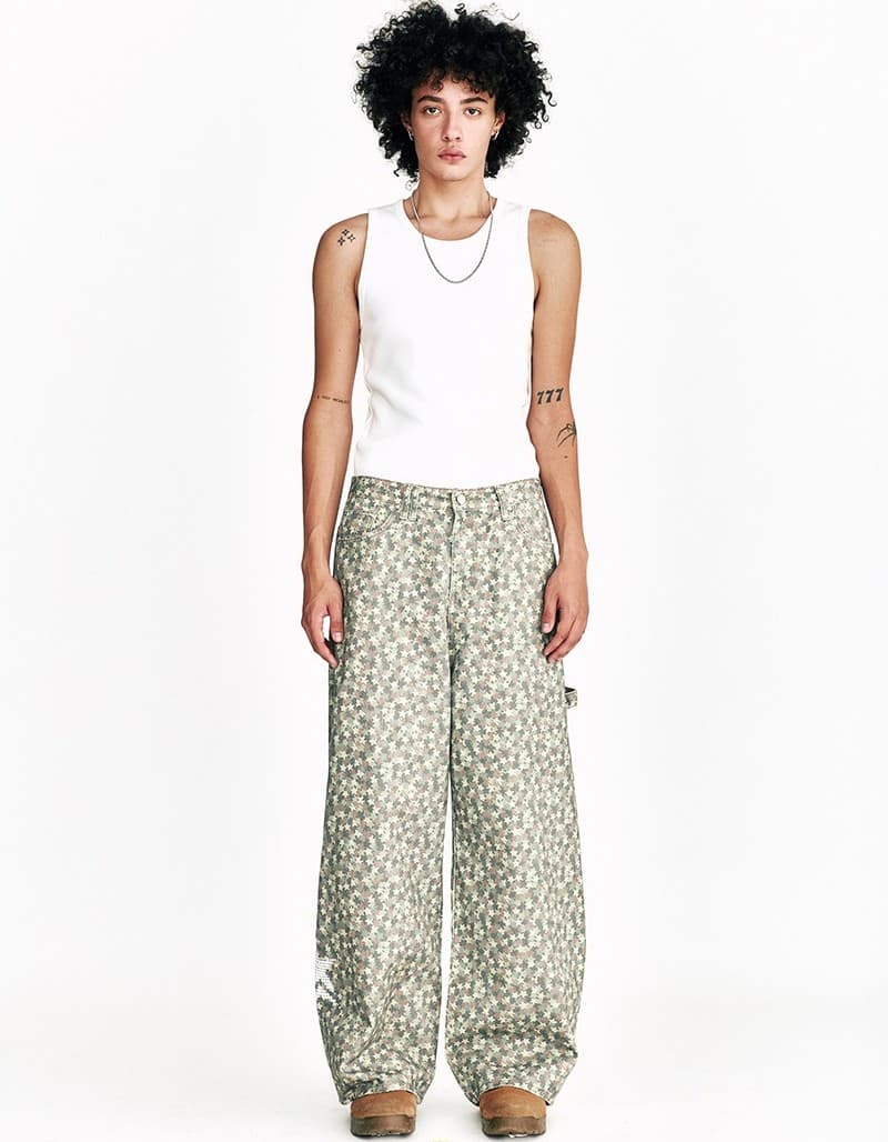 Star Camouflage Cotton Pants Beige — vue 11