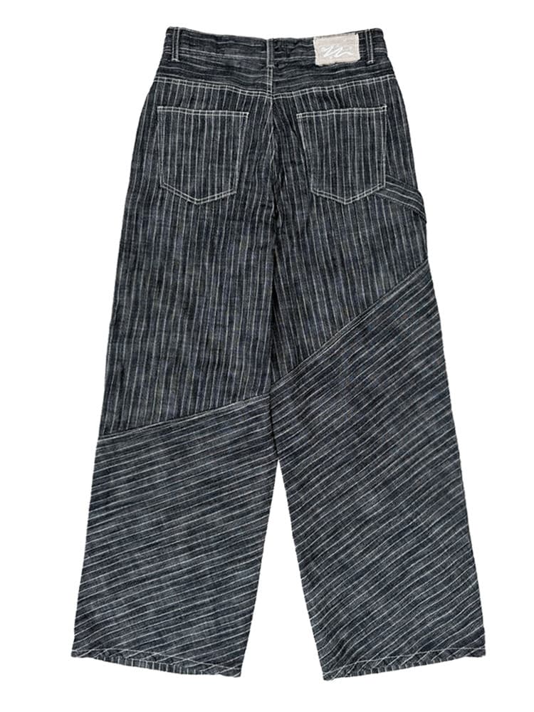 Natural Stripe Denim Pants — vue 3