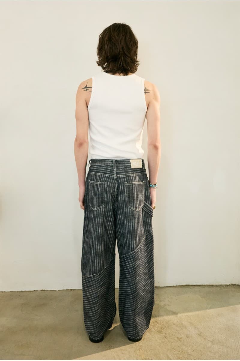 Natural Stripe Denim Pants — vue 6