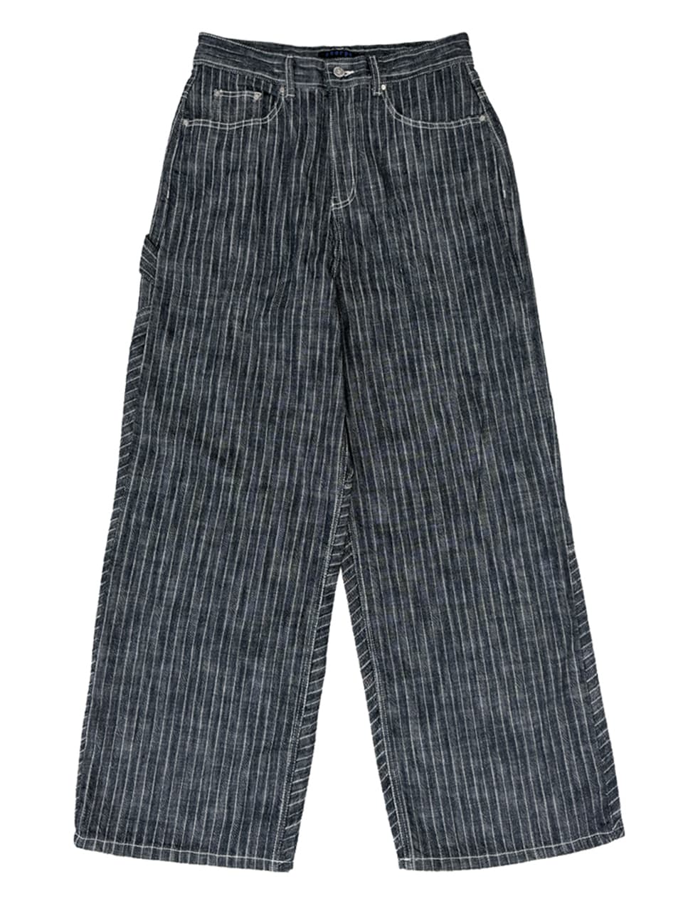 Natural Stripe Denim Pants