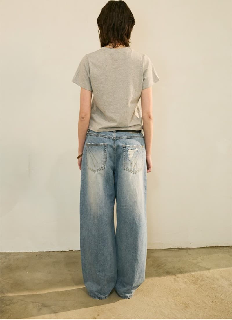 Tropical Half Sleeve T Melange Grey — vue 9