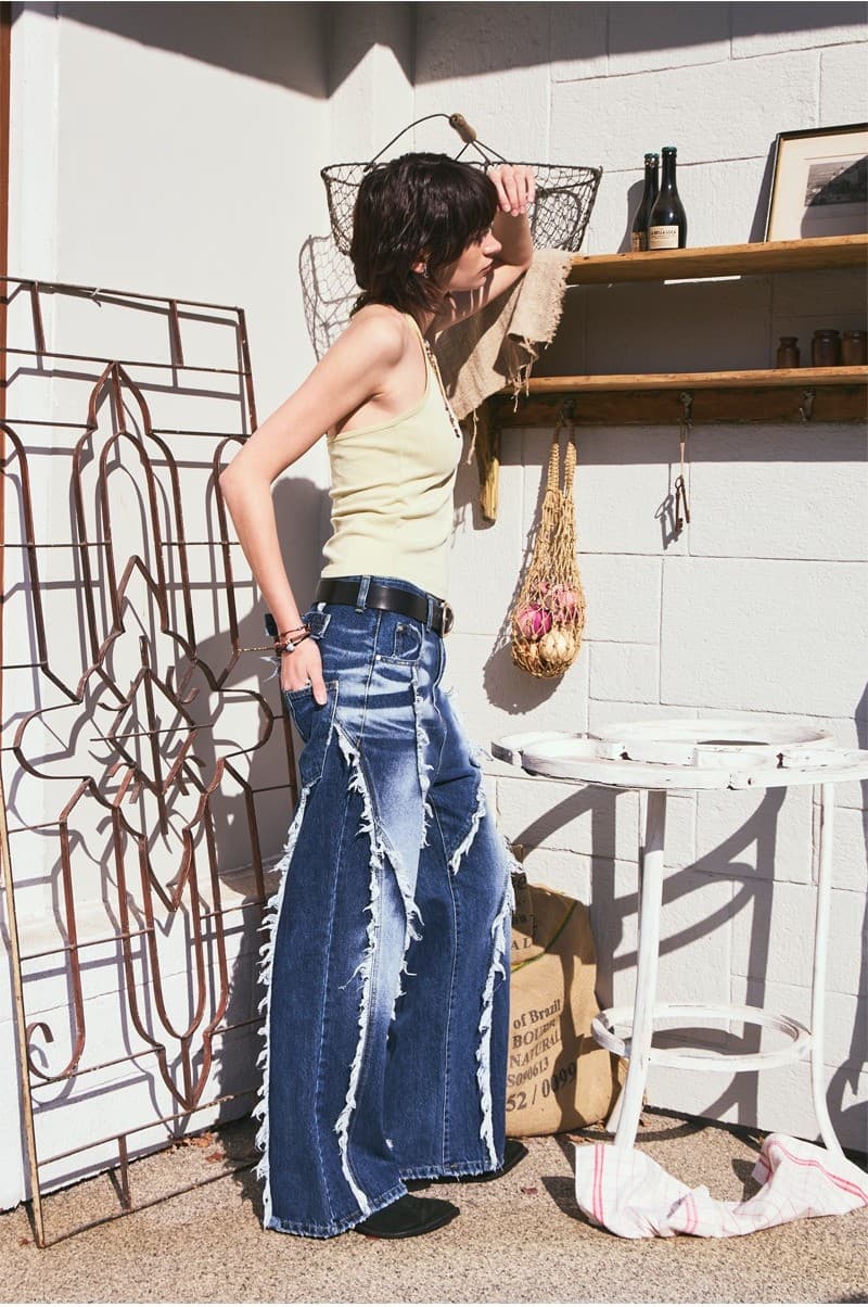 Beads Pigment Halter Neck Sleeveless Lemon — vue 4