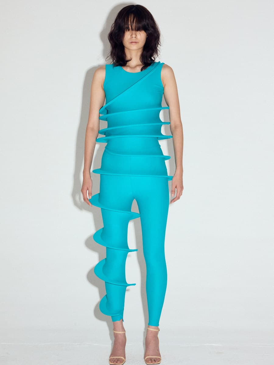 Slinky Leggings in Dark Turquoise — vue 2