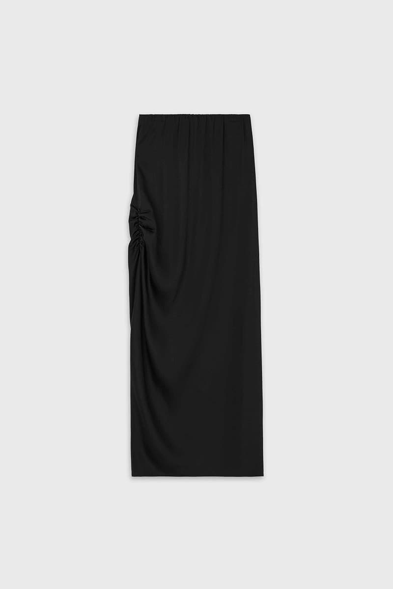 Drape Skirt (Black) — vue 2