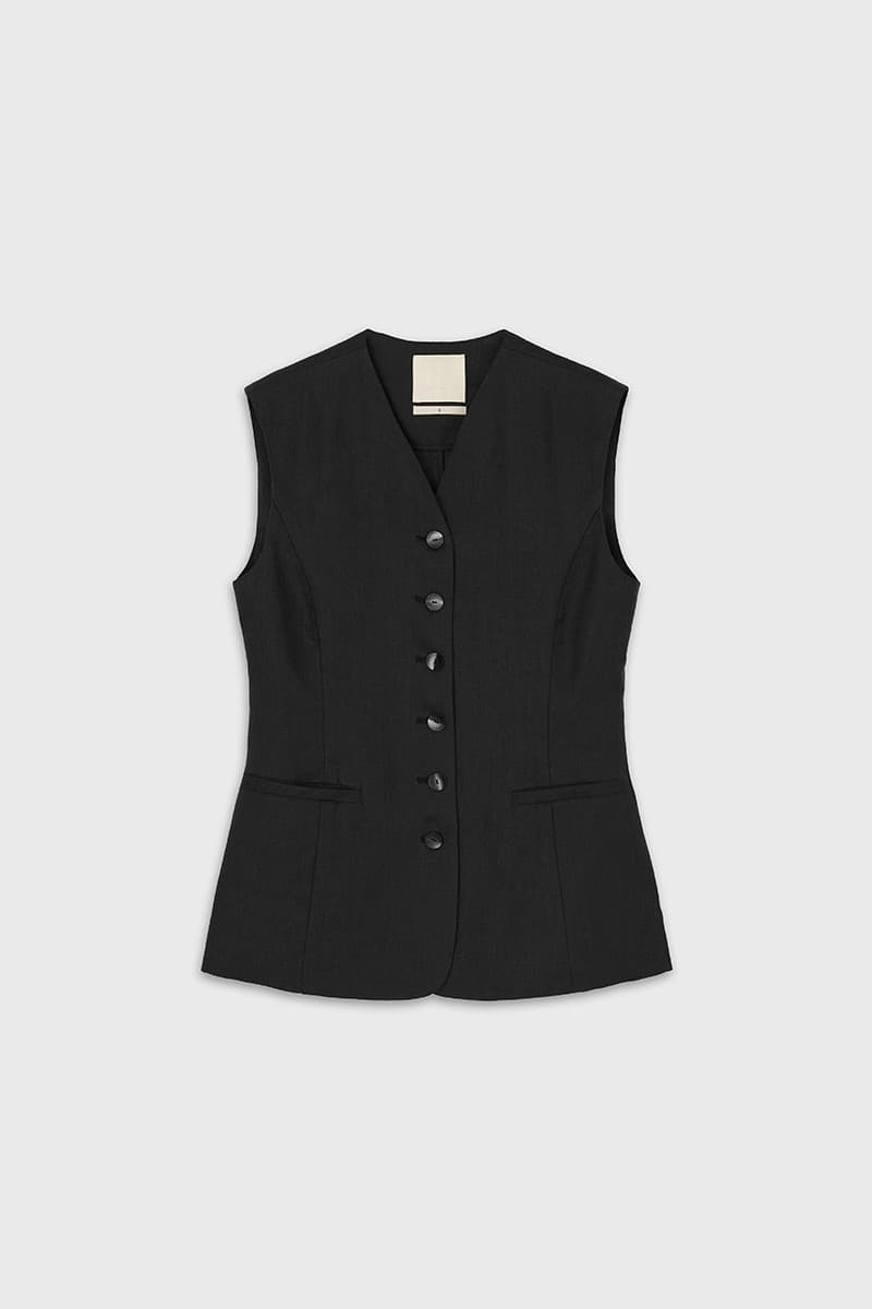 Tailored Vest (Black) — vue 2