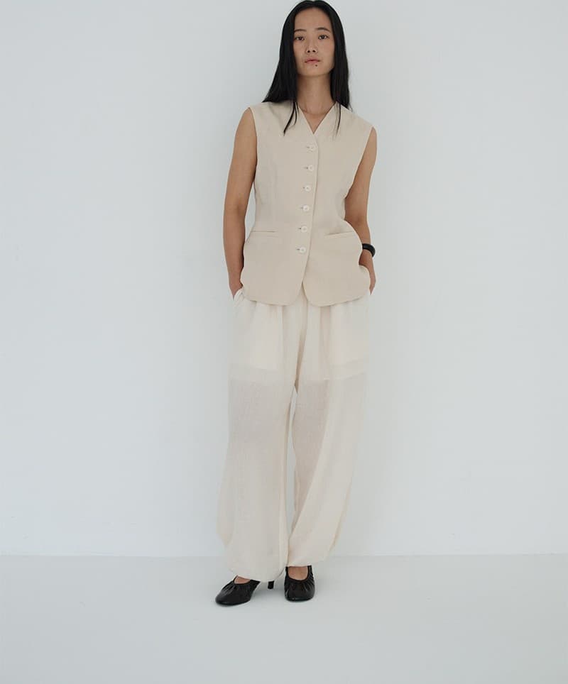 Tailored Vest (Black) — vue 7