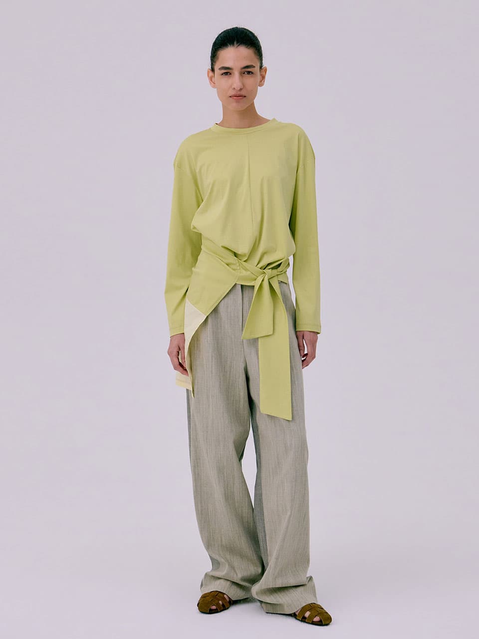 Tide Jersey T-Shirt — Olive — vue 1