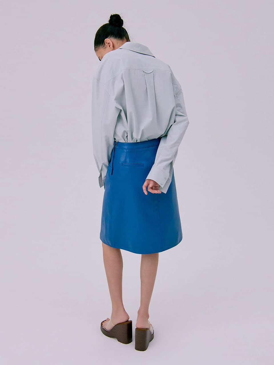 Oversized Pocket Shirts — Light Blue — vue 8