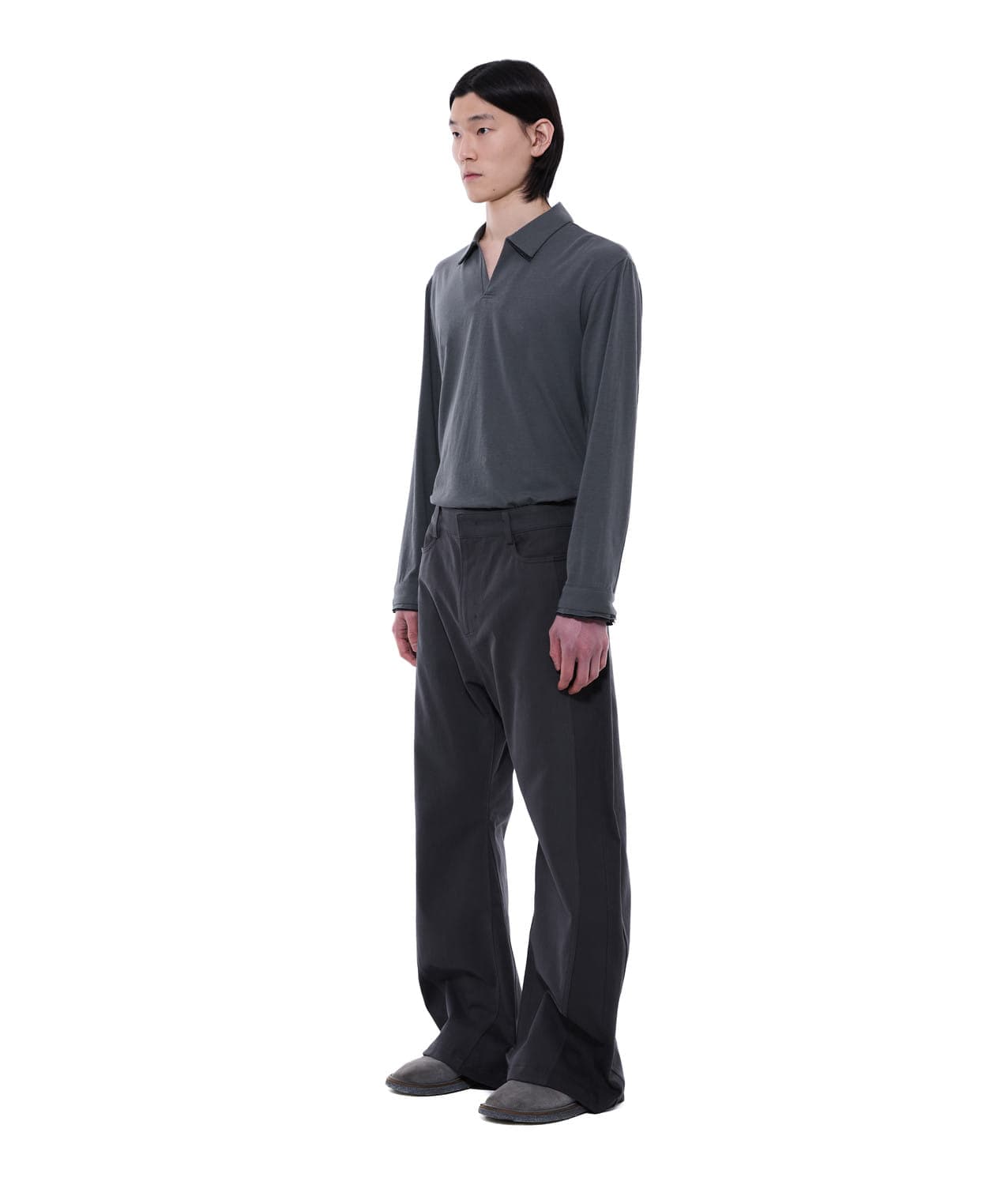 EP.9 01 Polo Shirt — Charcoal — vue 4