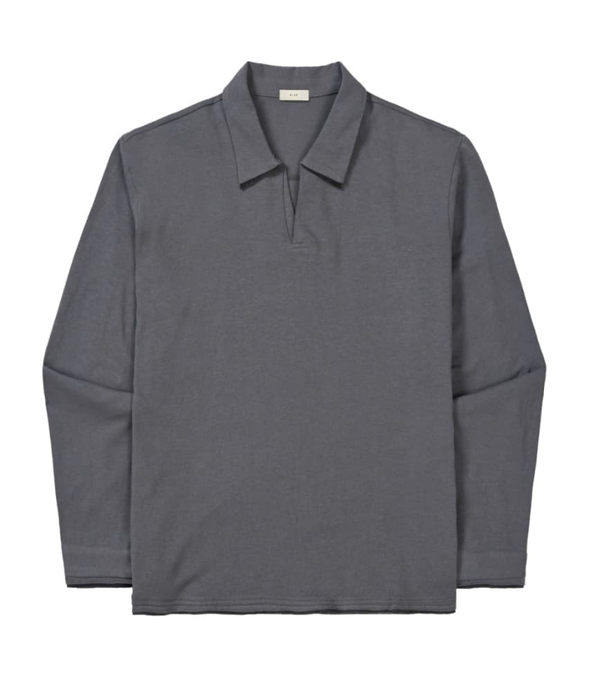 EP.9 01 Polo Shirt — Charcoal — vue 1