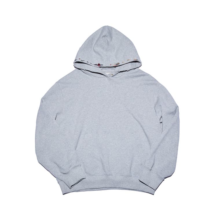 Commercial Damaged Hoodie — Gray — vue 1