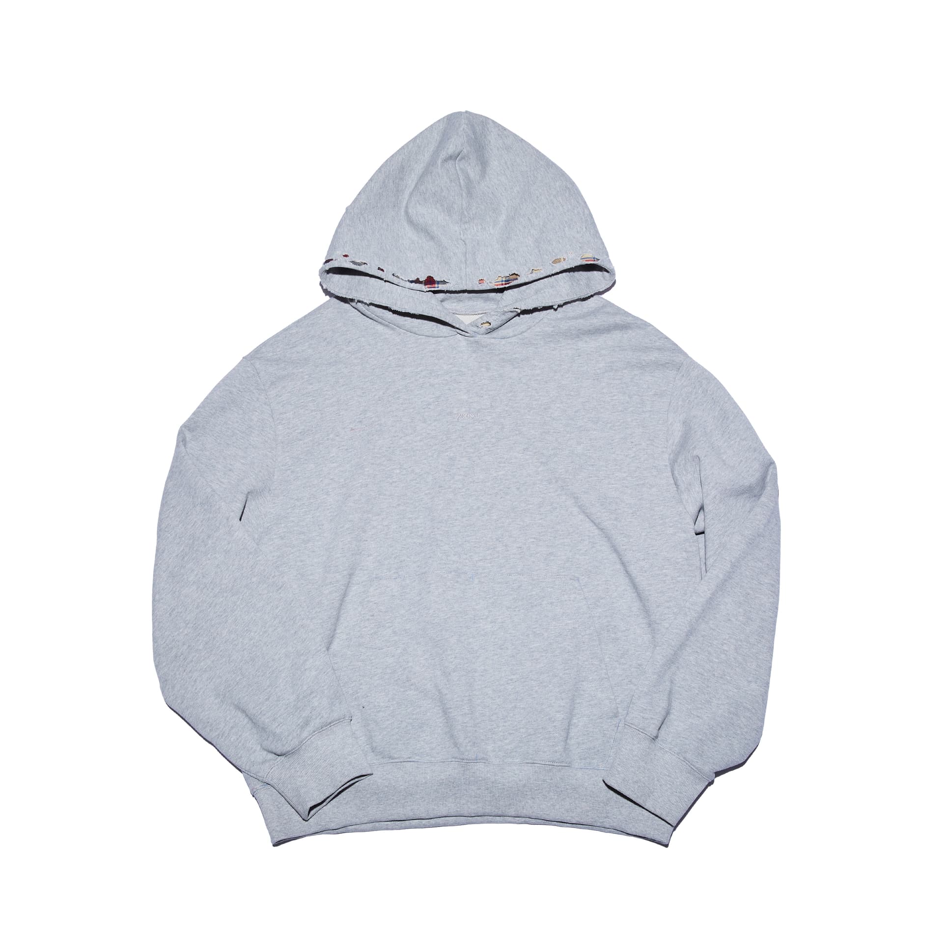 Commercial Damaged Hoodie — Gray