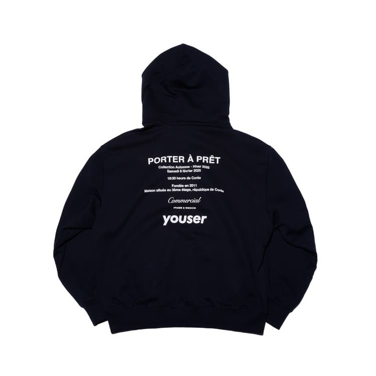 Commercial Damaged Hoodie — Black — vue 2