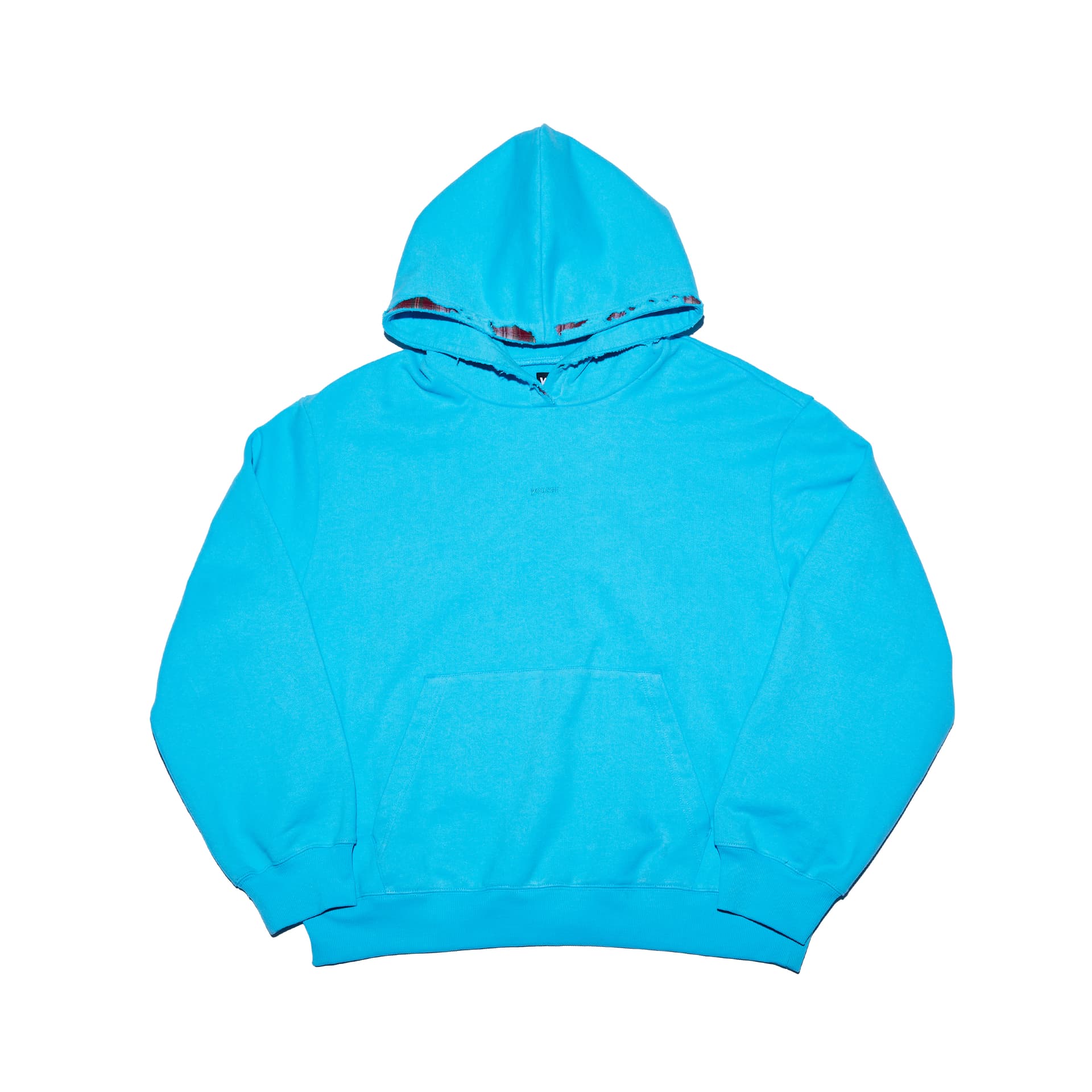 Commercial Damaged Hoodie — Signature Blue
