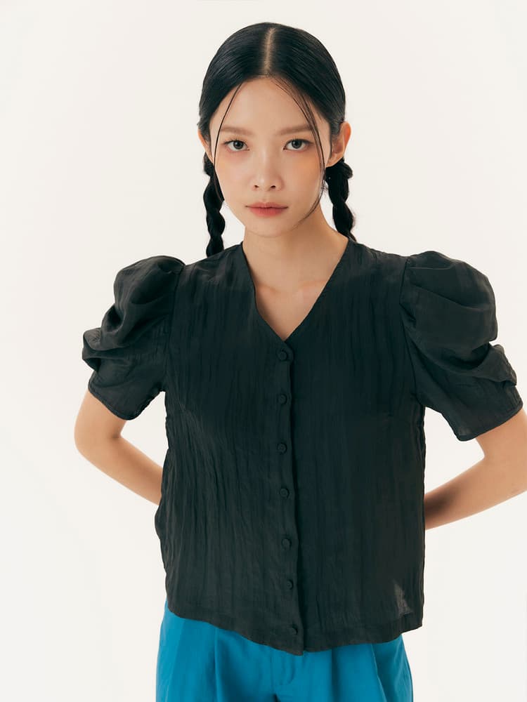 Meok Blouse (Black) — vue 2