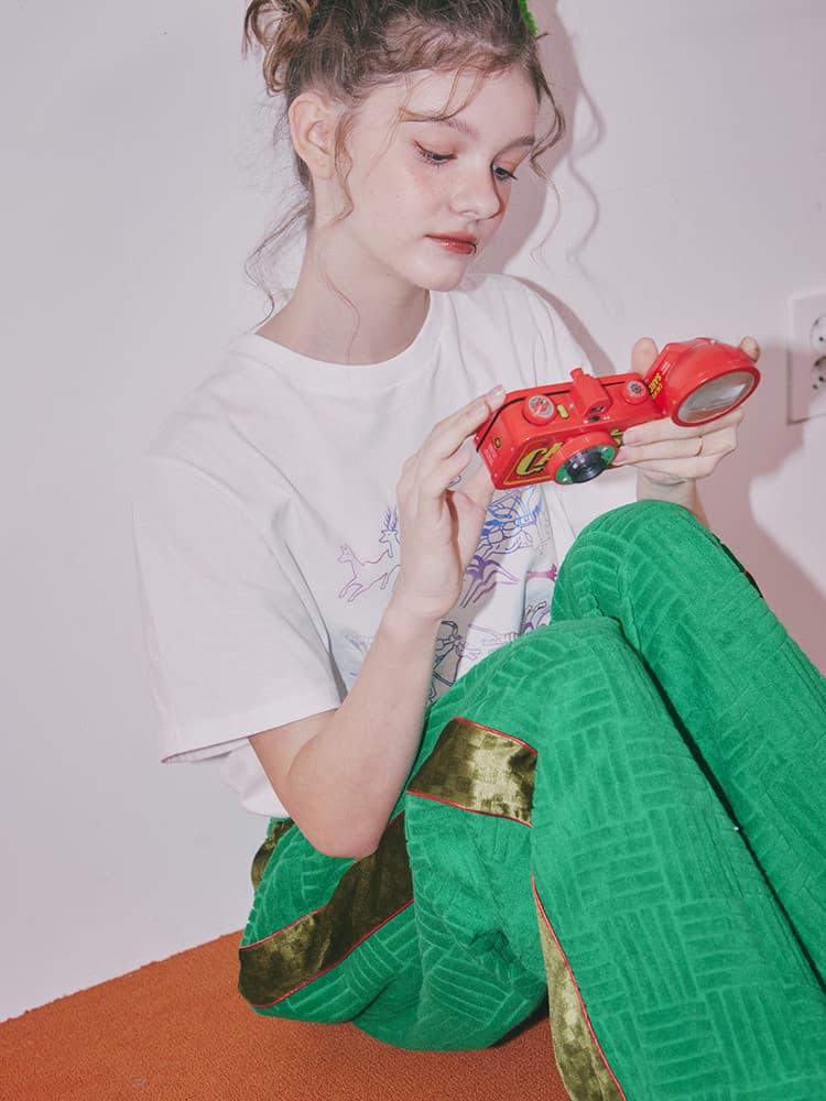 Terry Turtle Pants (Field Green) — vue 7