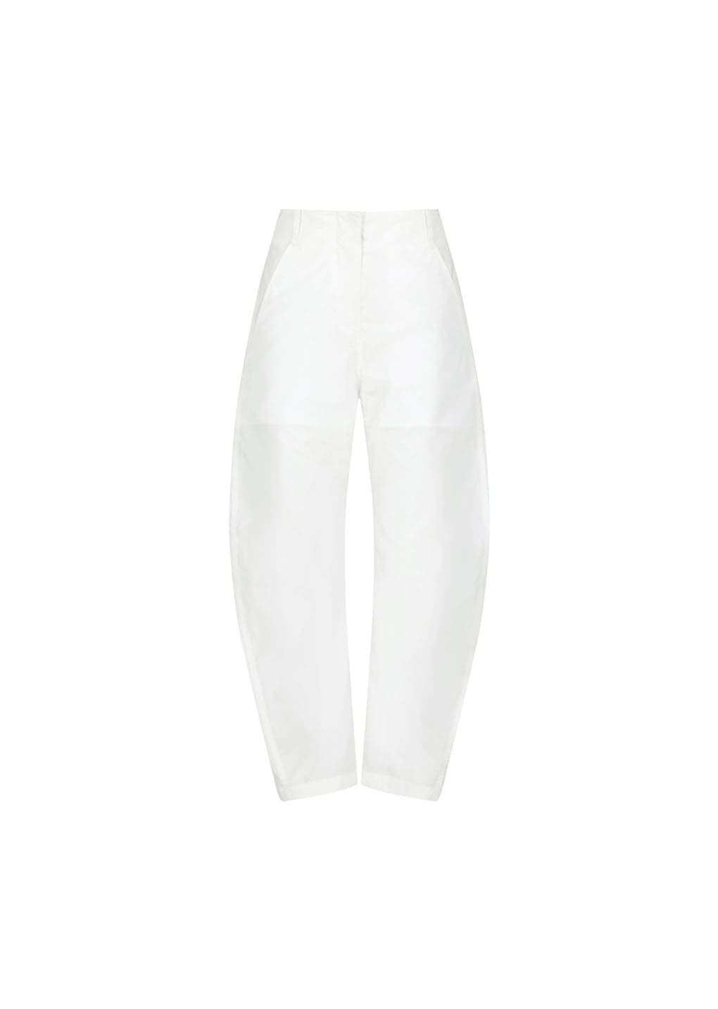Curved Pants, White — vue 2