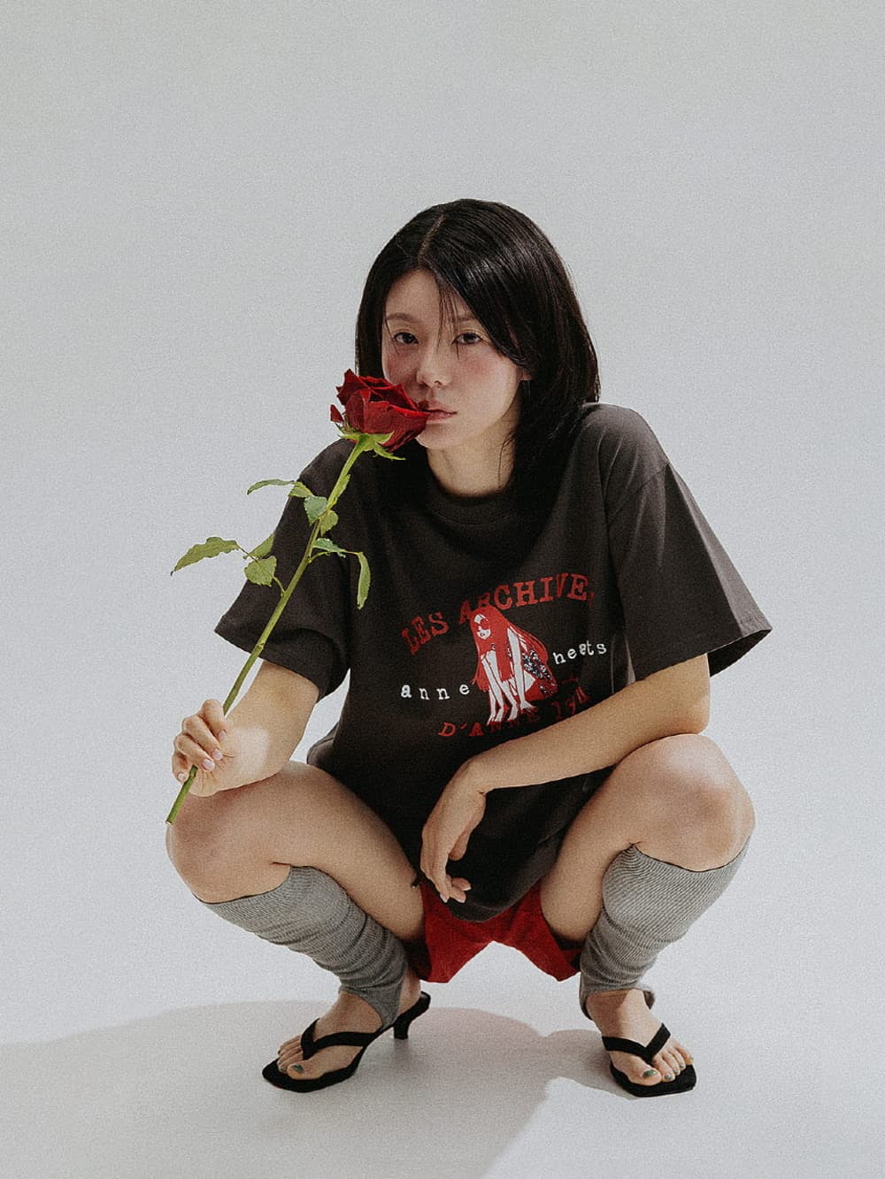 1994 Girl Archive Graphic Tee (Charcoal) — vue 5