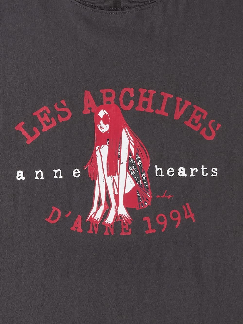 1994 Girl Archive Graphic Tee (Charcoal) — vue 9