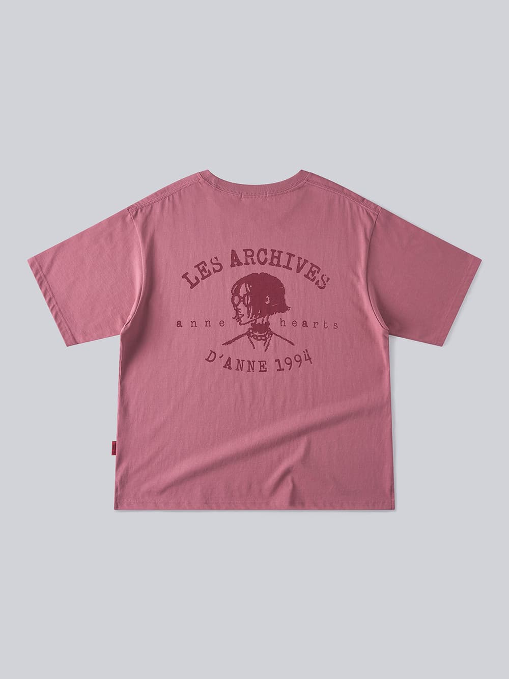 Bob Muse Print Overfit Tee (Indie Pink) — vue 9
