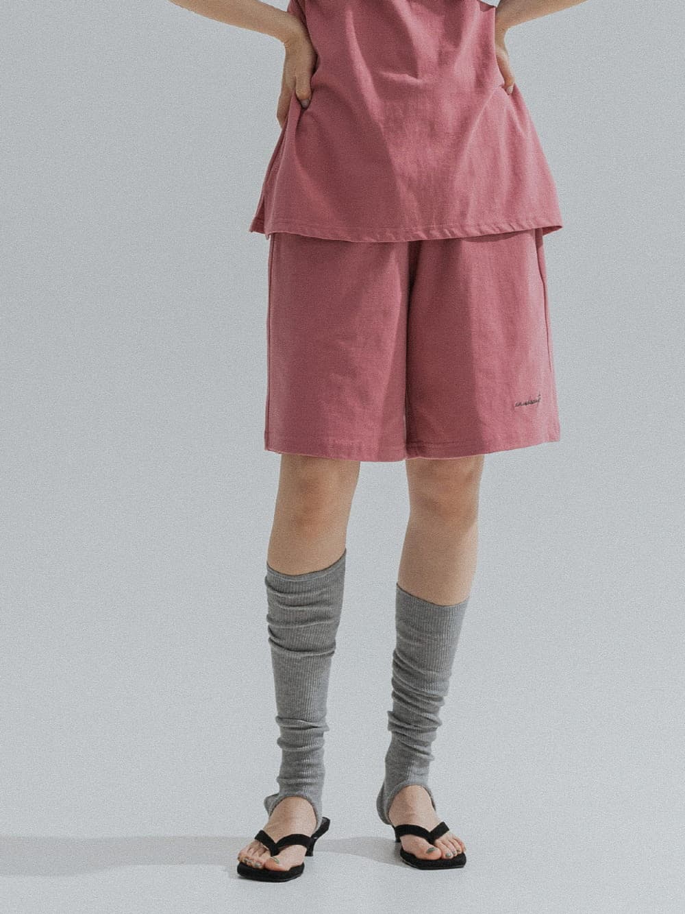 Bermuda Jersey Shorts (Indie Pink) — vue 6
