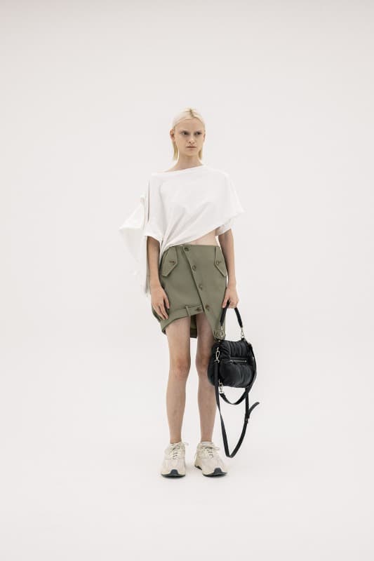 Asymmetric Mini Skirt — vue 1