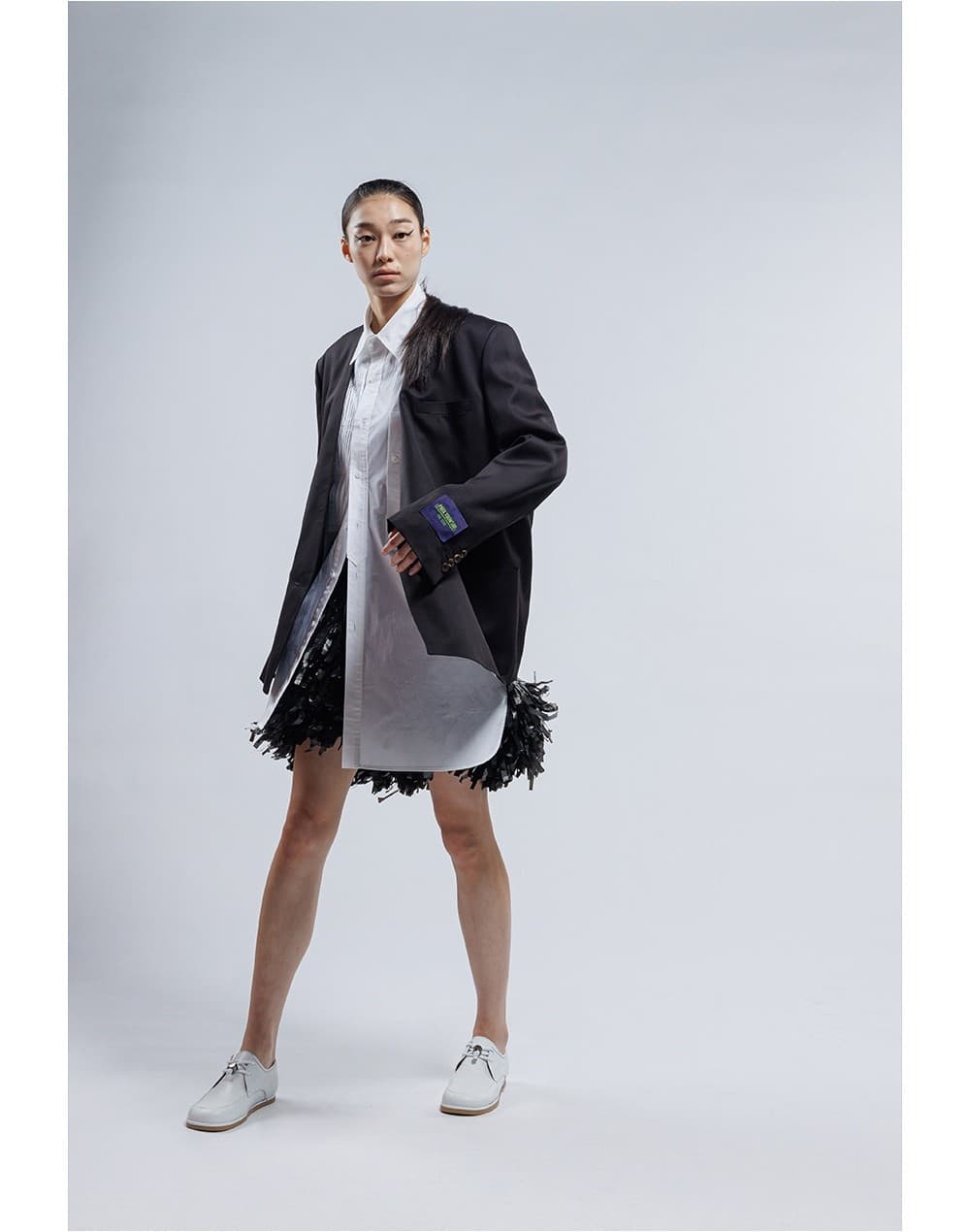 Pure Cotton Tailored Long Shirt — vue 6