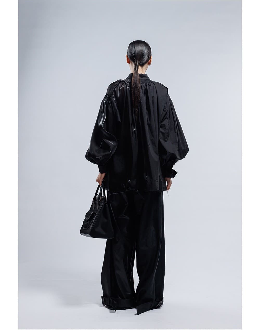 Smocking Details Asymmetrical Shirt — vue 6