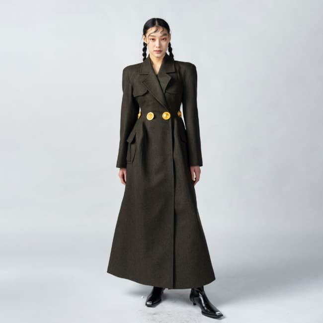 Double Safari Maxi Coat — vue 1