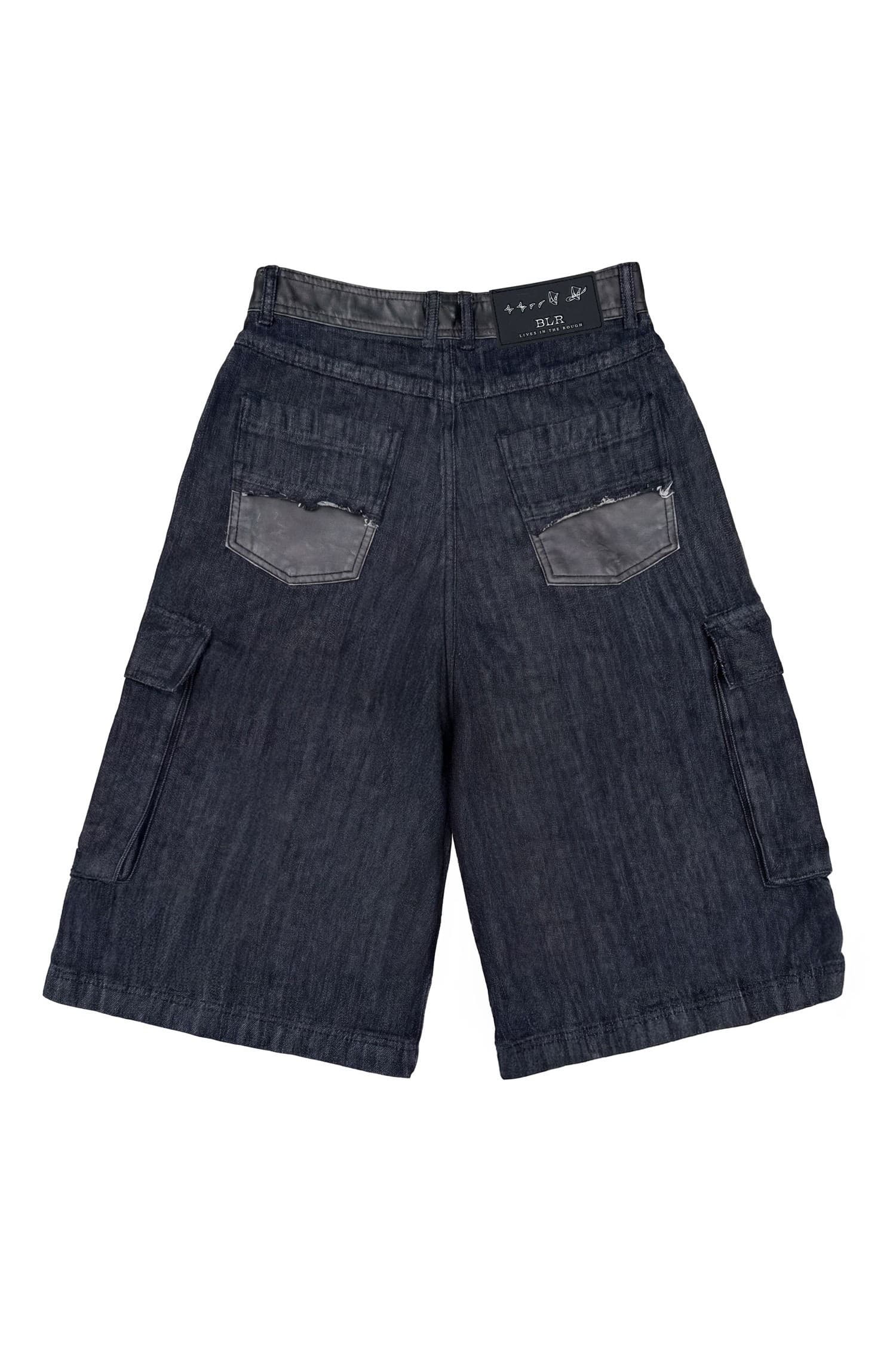 Utility Leather-Trim Bermuda Pants — vue 5