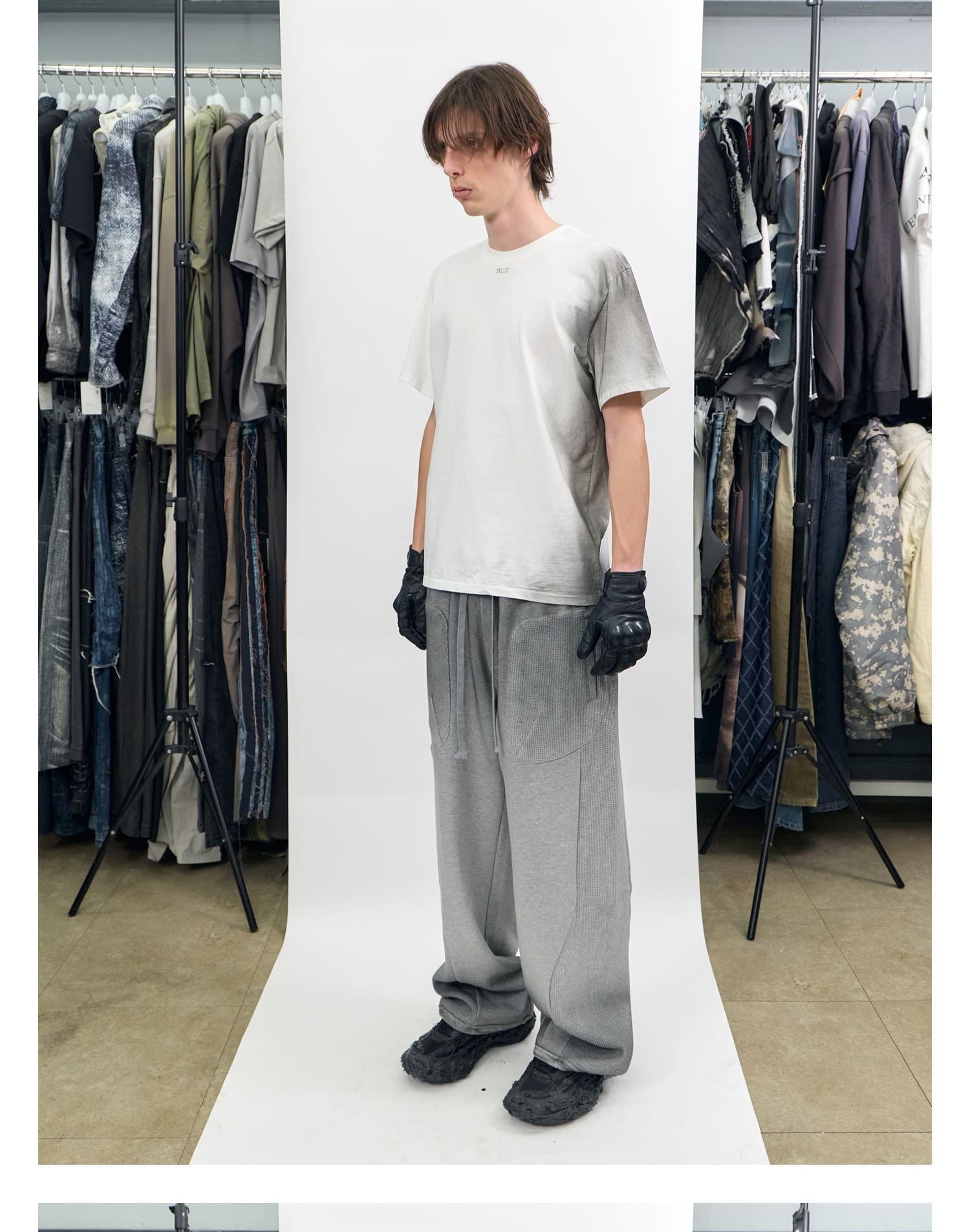 Silhouette Graphic Oversized T-Shirt Ivory — vue 2