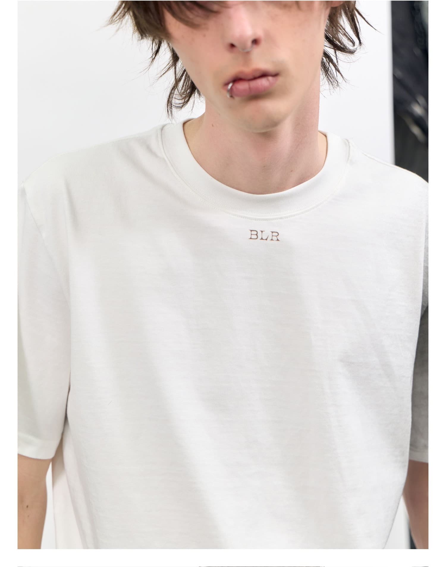 Silhouette Graphic Oversized T-Shirt Ivory — vue 7