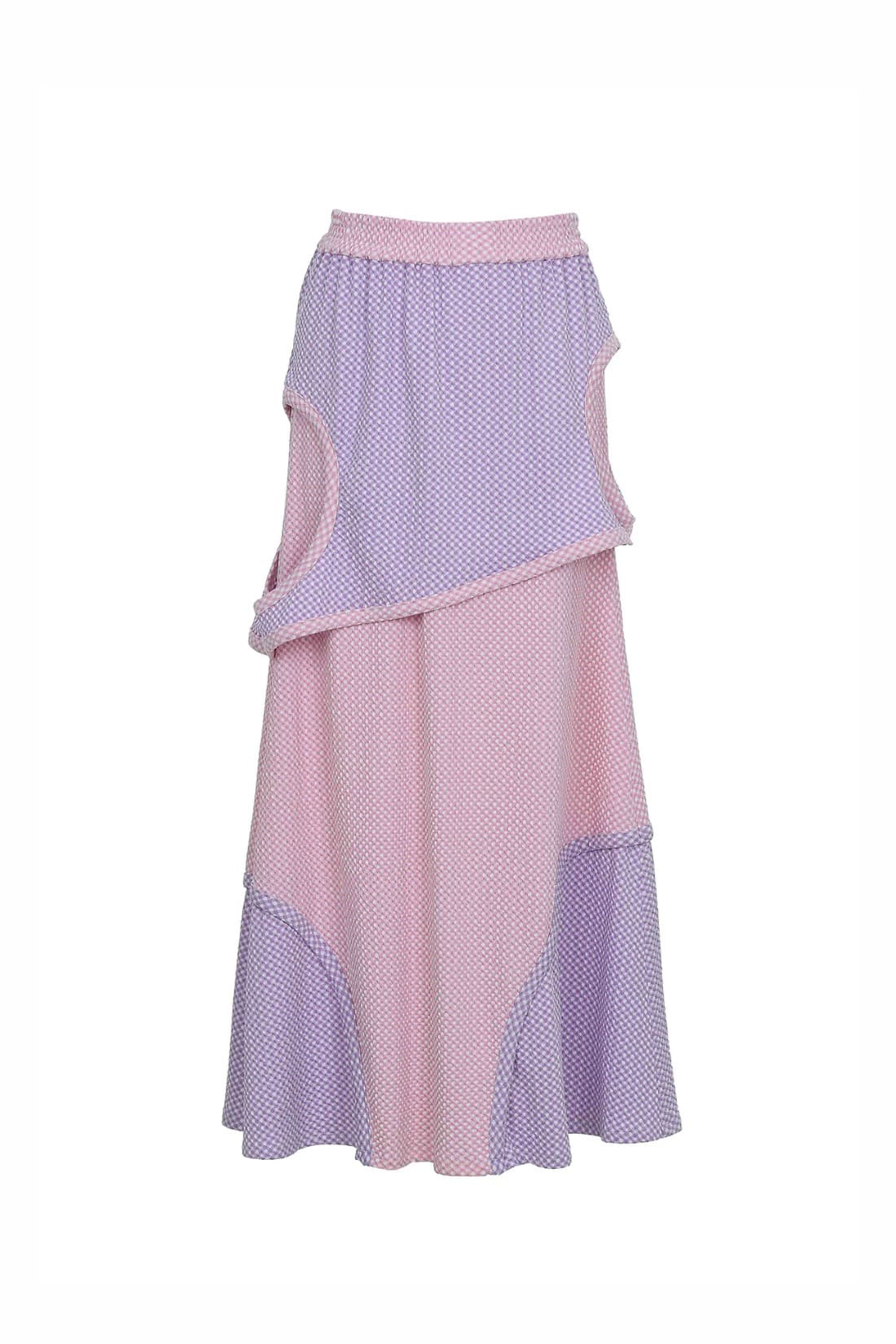 Cut-Out Detail Banding Skirt Pink — vue 1