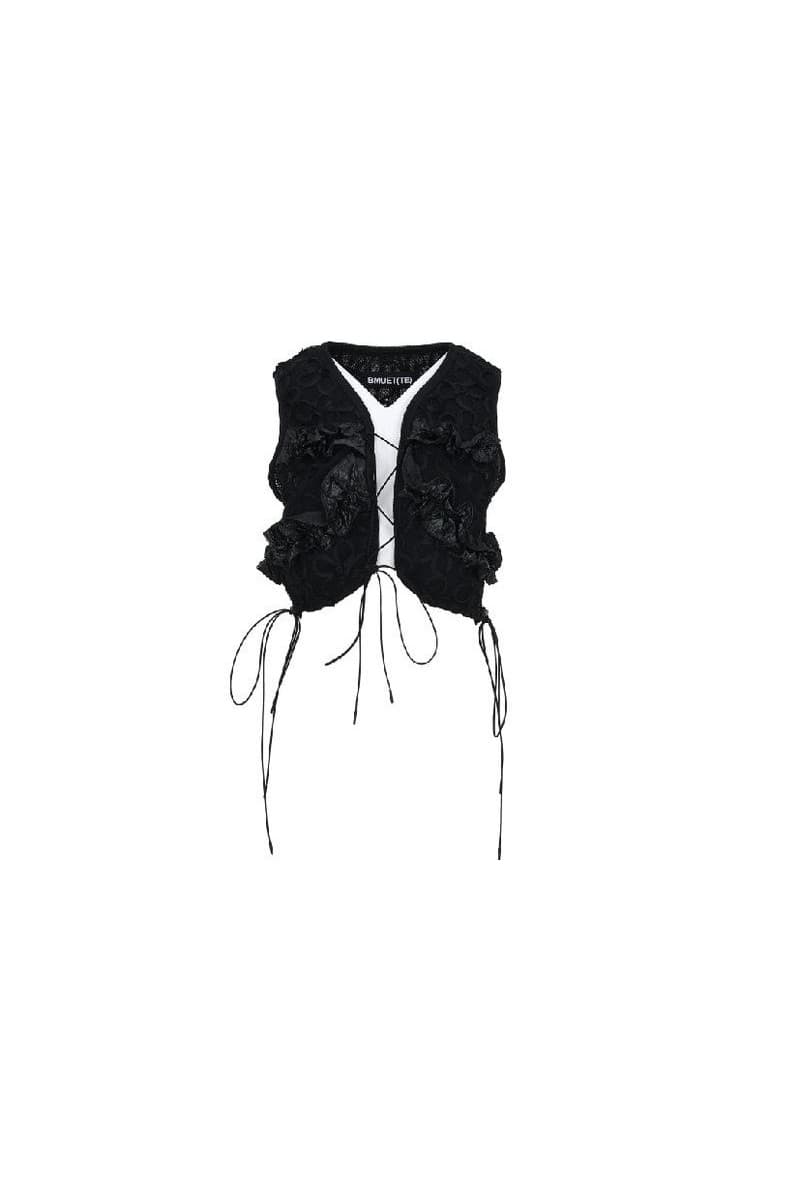 Frill Detail Running Vest — vue 6
