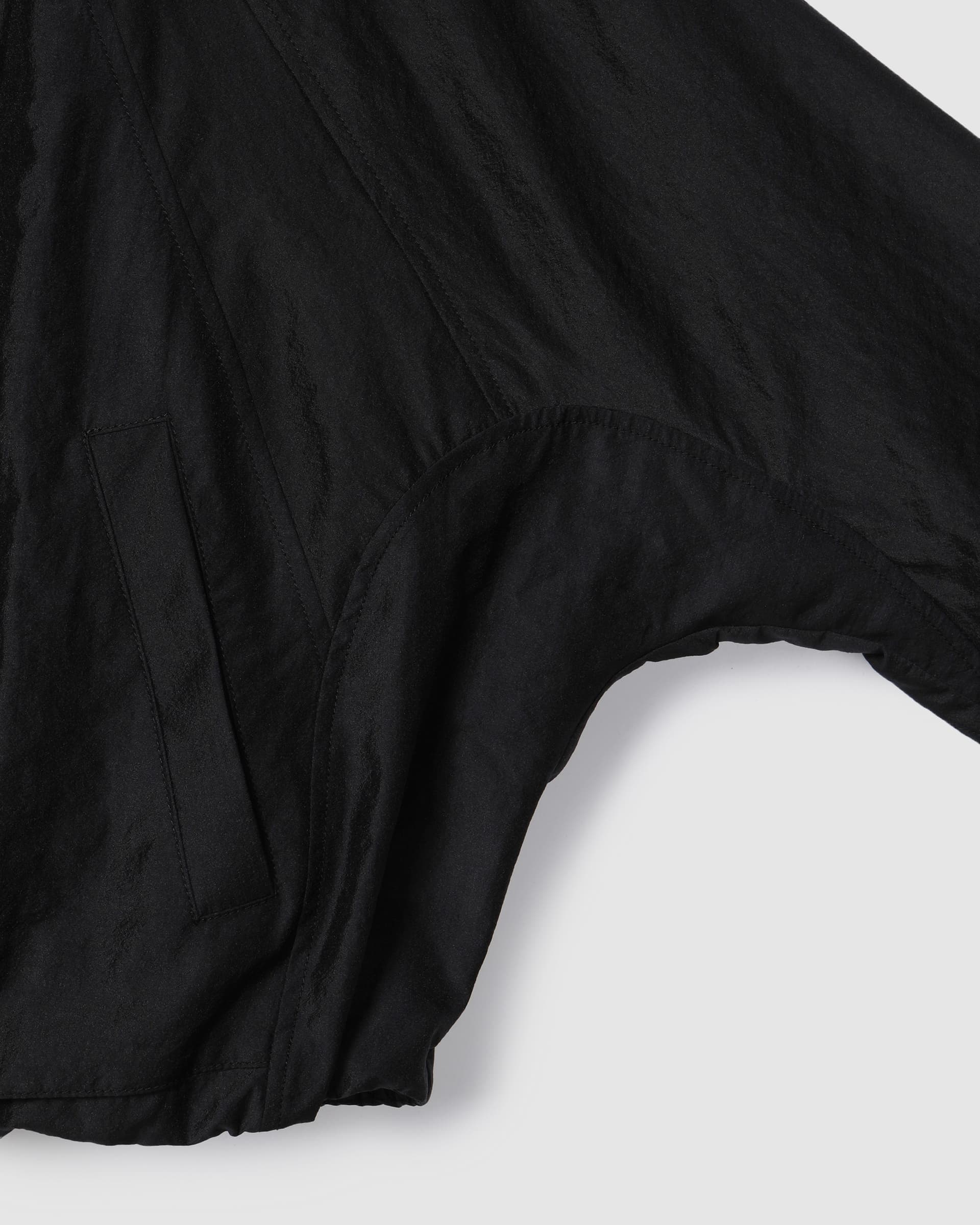 Hooded Zip-Up Jacket Black — vue 6