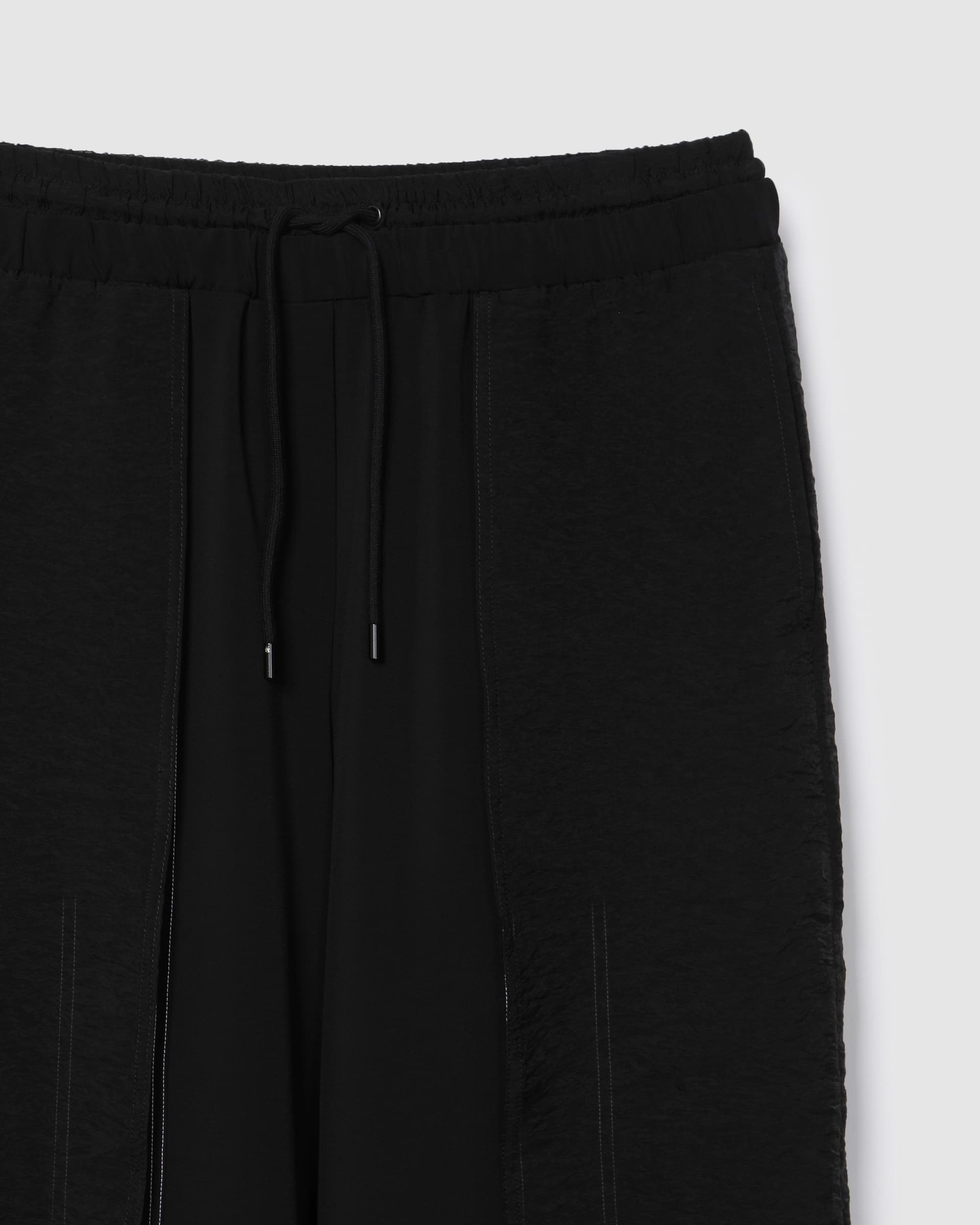 Contrast Stitch Pants Black — vue 4
