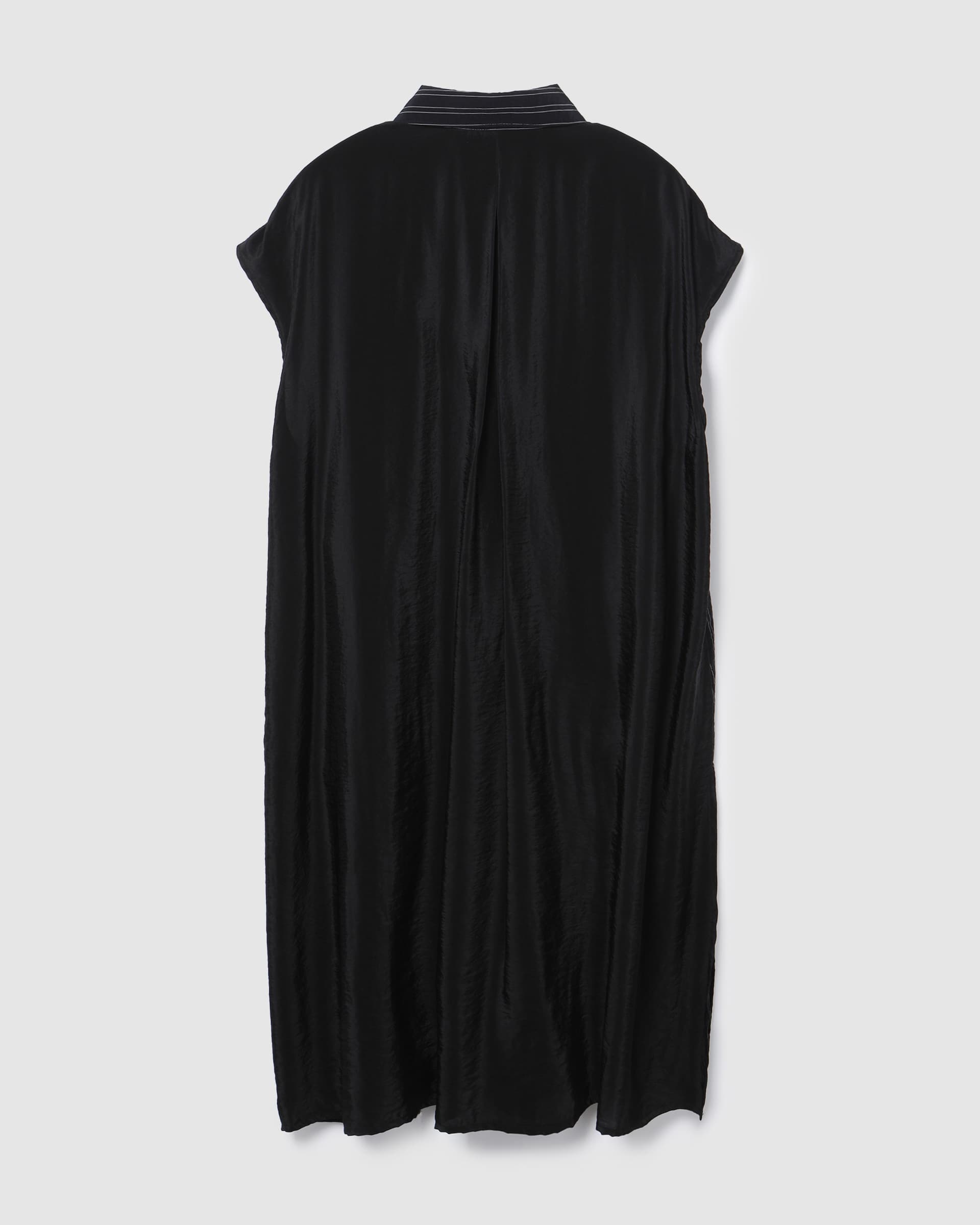 Stripe Panel Long Vest Black PT — vue 3