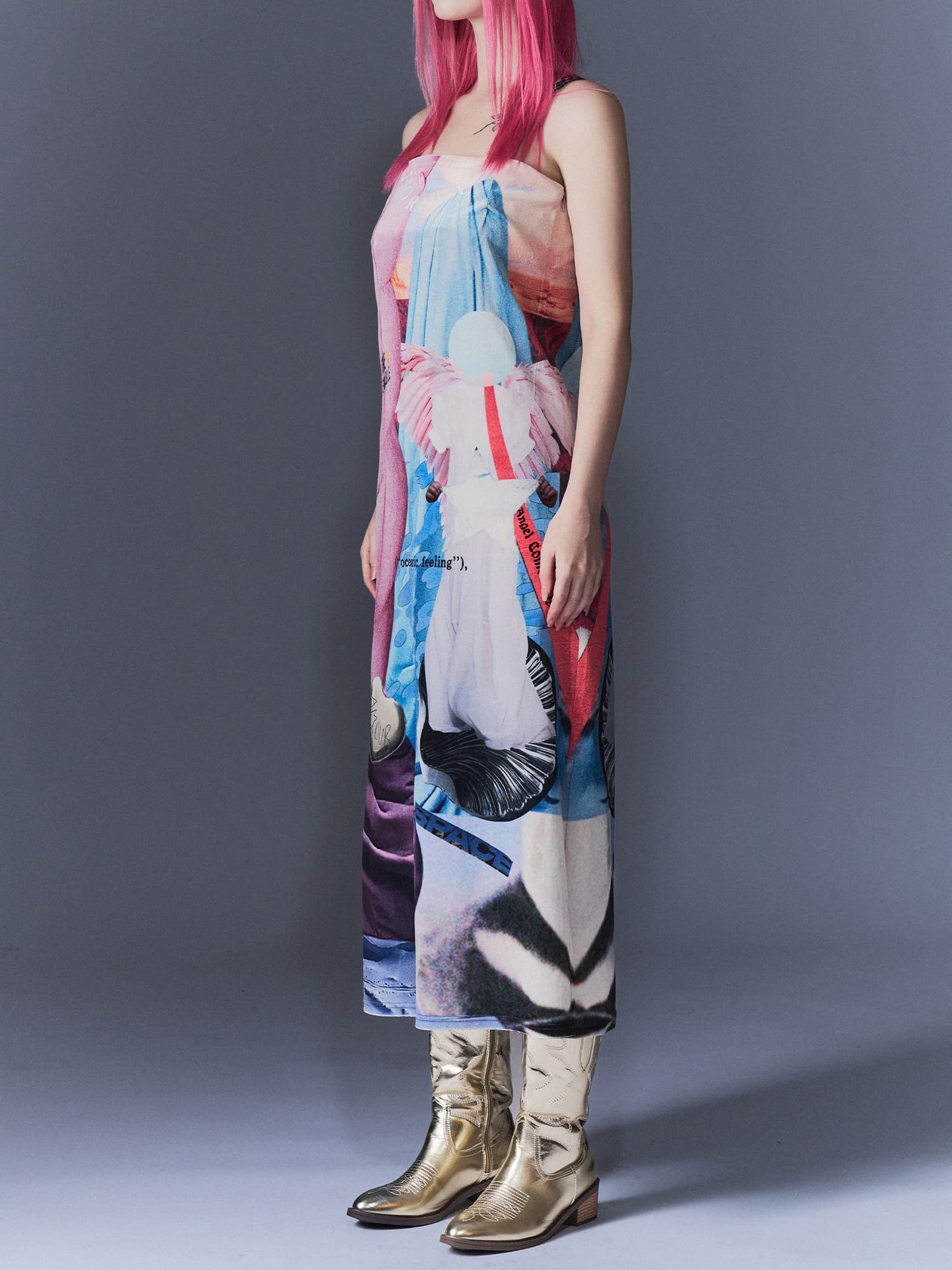 Surrealism Velvet Dress — vue 5