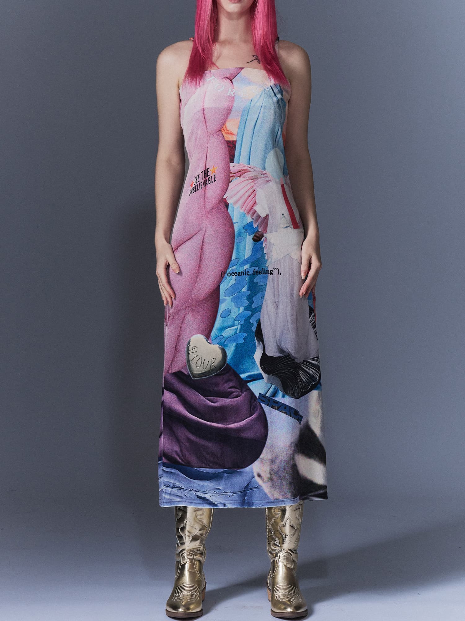 Surrealism Velvet Dress — vue 7